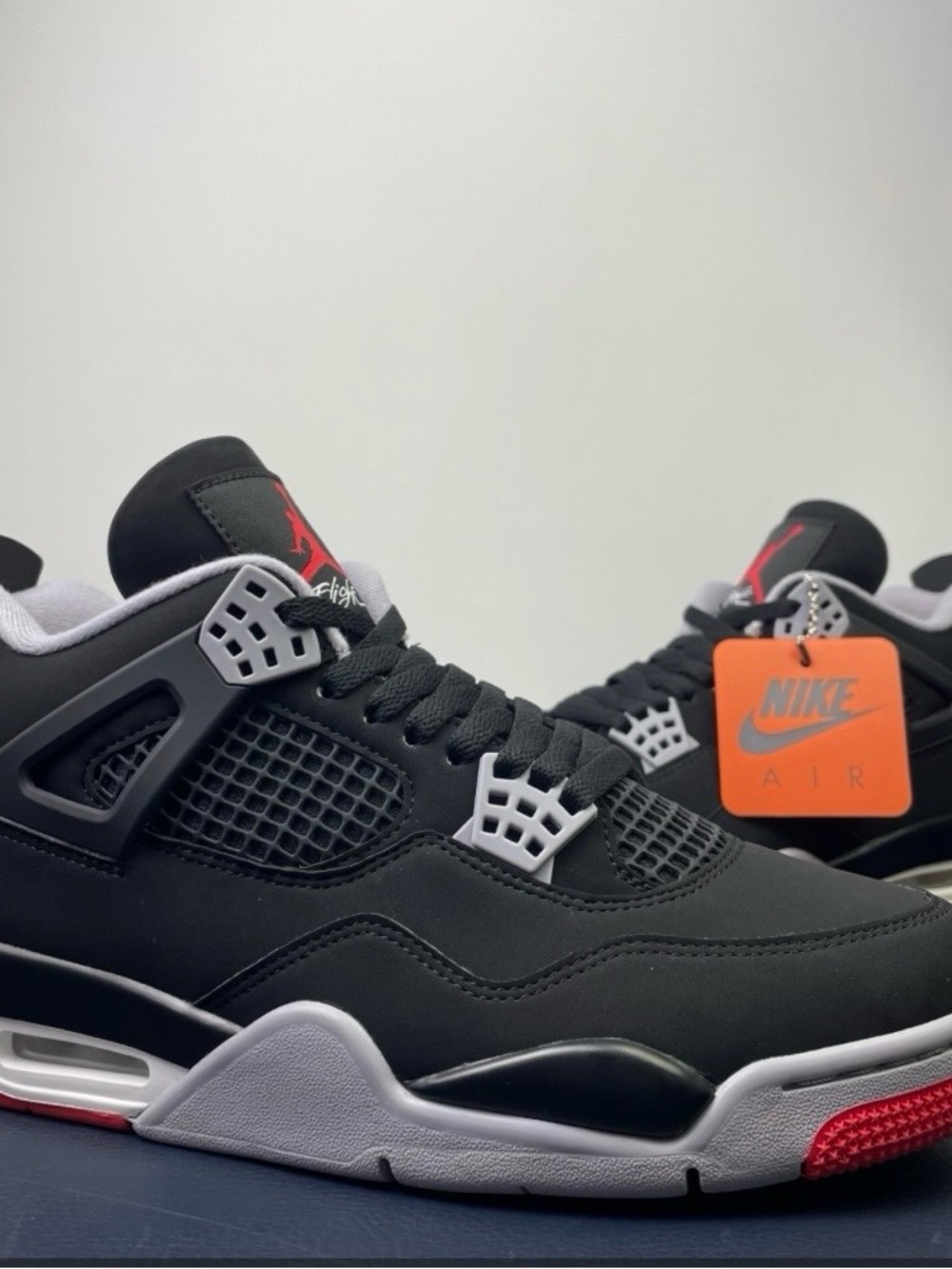 Jordan Air Retro 4 Men's Sneakers - Black/Red